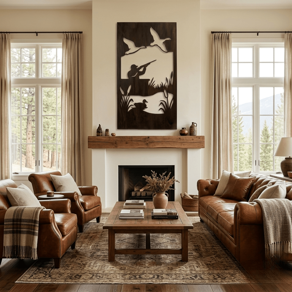 The Morning Flight - Metal Wall Art - Umber - Anthem Classic