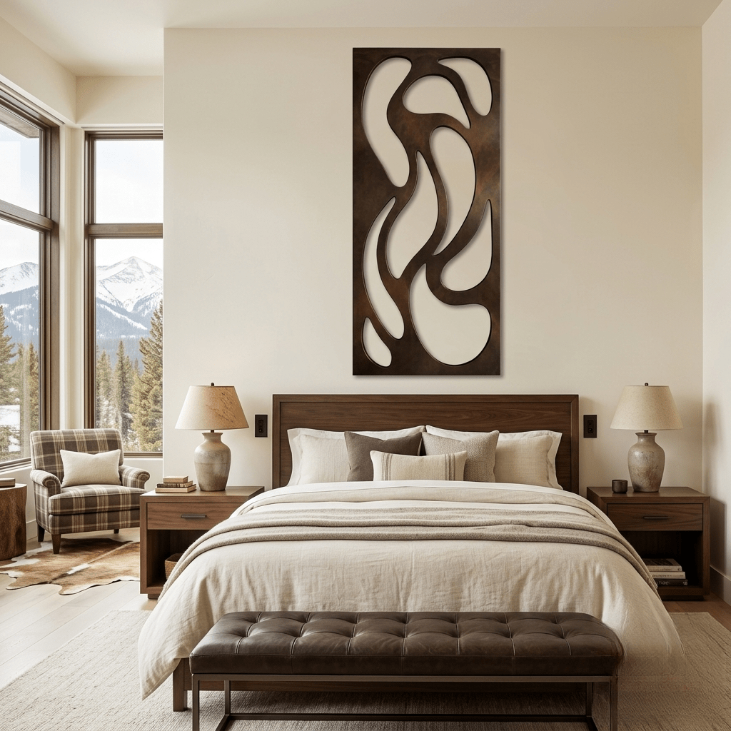 The Motion - Metal Wall Art - Umber - Anthem Classic