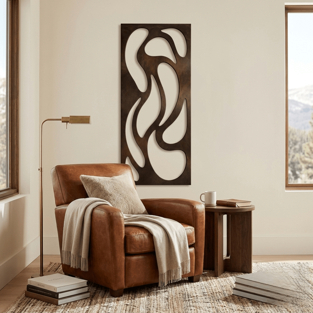 The Motion - Metal Wall Art - Umber - Anthem Classic
