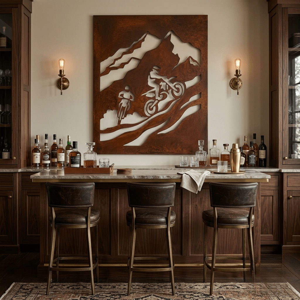 The Motocross Summit - Metal Wall Art - Oxide - Anthem Classic