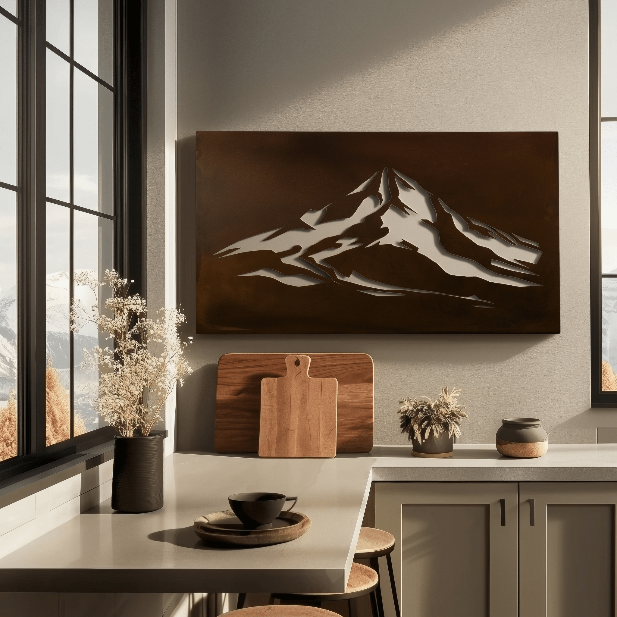 The Mount Bachelor - Metal Wall Art - Anthem Classic