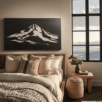 The Mount Bachelor - Metal Wall Art - Forge