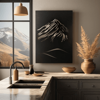The Mount Elbert - Metal Wall Art - Forge