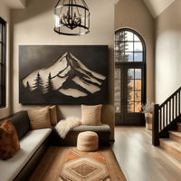 The Mount Hood - Metal Wall Art - Forge