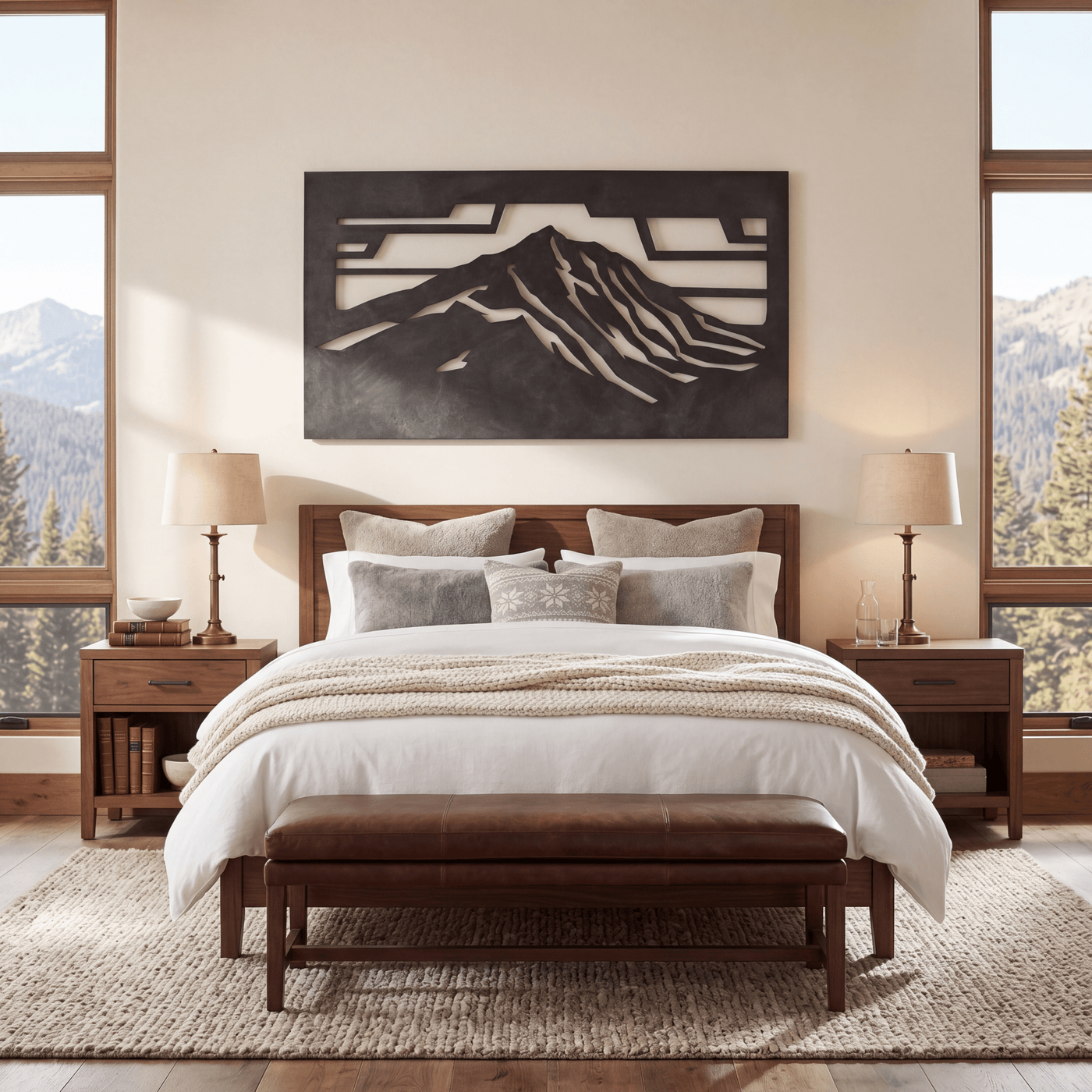 The Mount Katahdin - Metal Wall Art - Forge - Anthem Classic