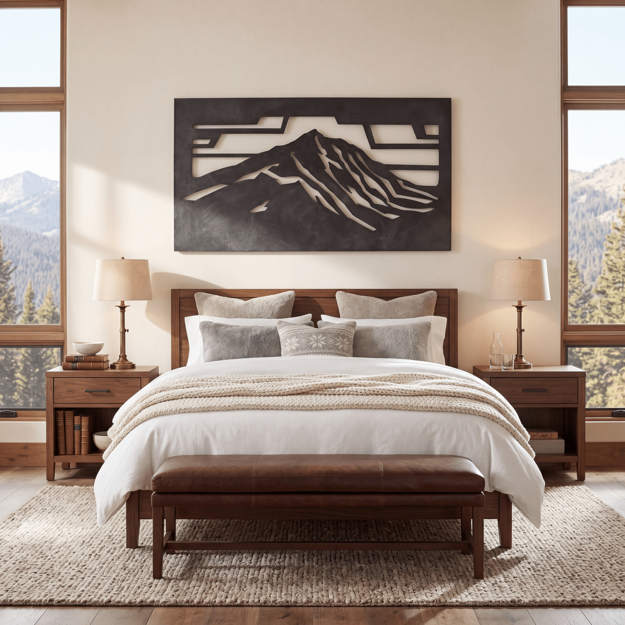 The Mount Katahdin - Metal Wall Art - Forge - Anthem Classic