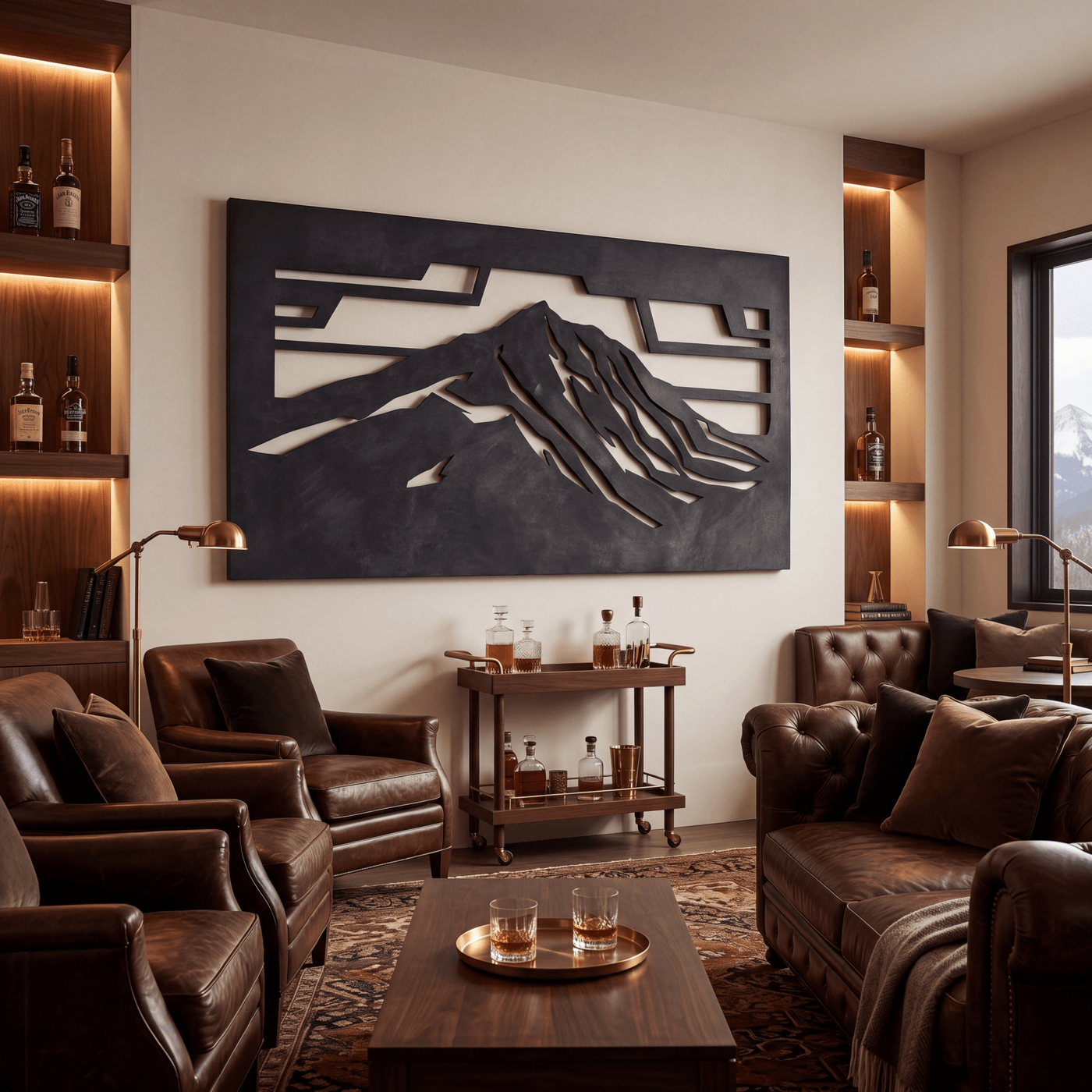 The Mount Katahdin - Metal Wall Art - Forge - Anthem Classic