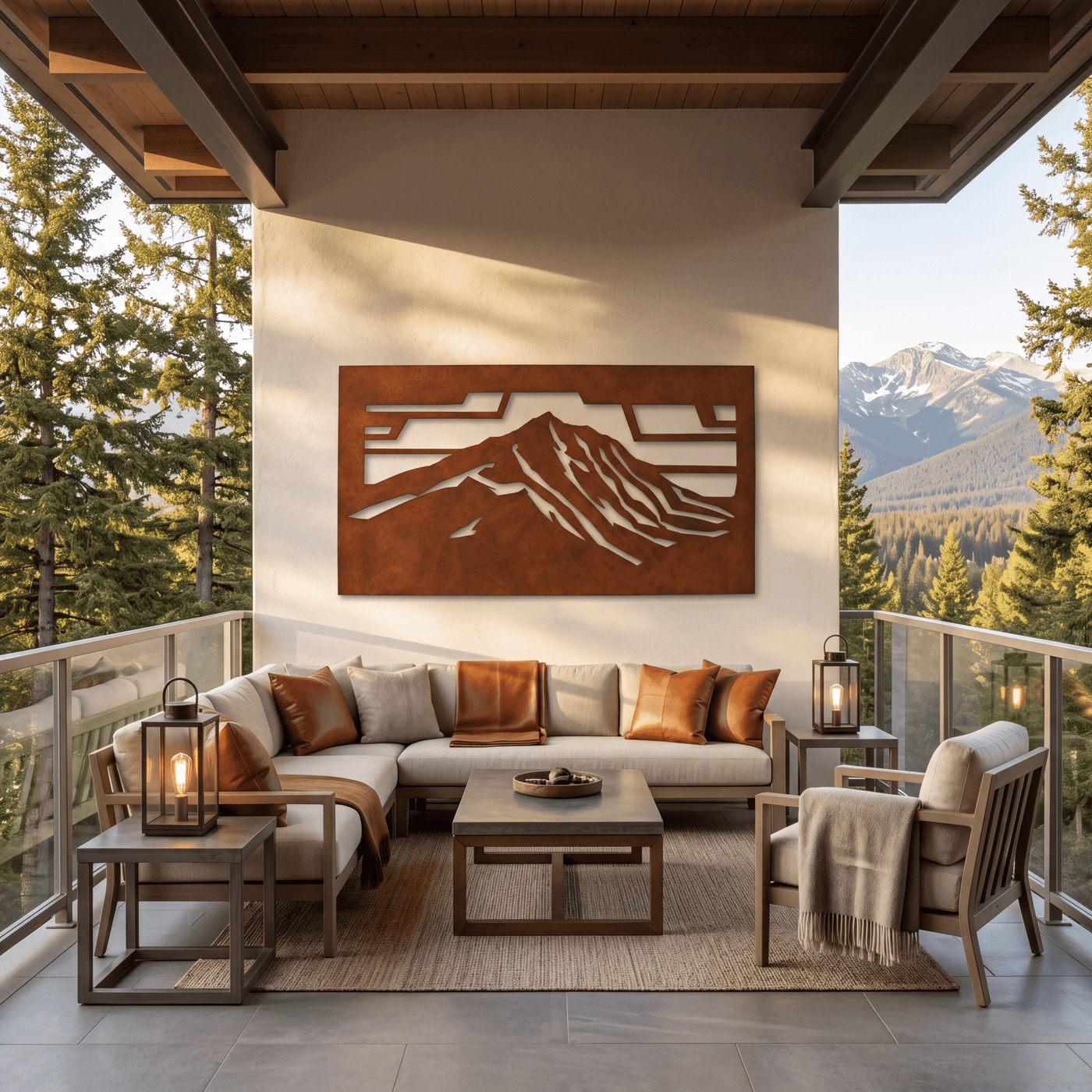 The Mount Katahdin - Metal Wall Art - Oxide - Anthem Classic