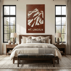 The Mount Lincoln - Metal Wall Art - Oxide - Anthem Classic