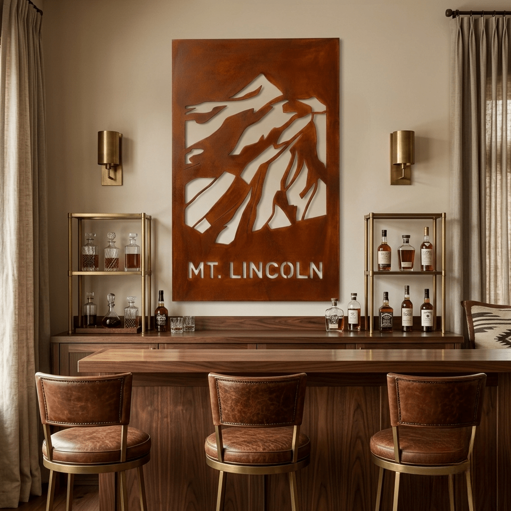 The Mount Lincoln - Metal Wall Art - Oxide - Anthem Classic