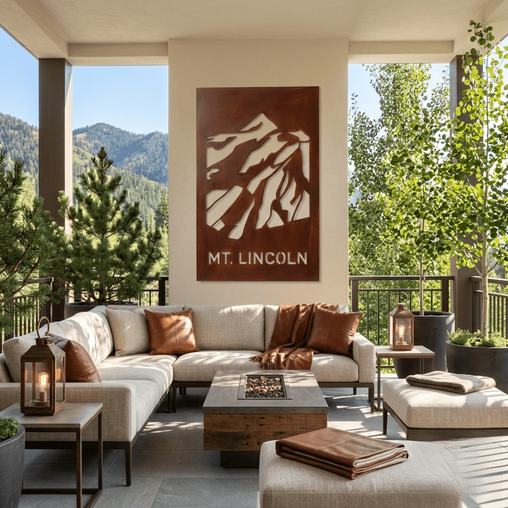 The Mount Lincoln - Metal Wall Art - Oxide - Anthem Classic