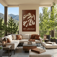 The Mount Lincoln - Metal Wall Art - Oxide - Anthem Classic