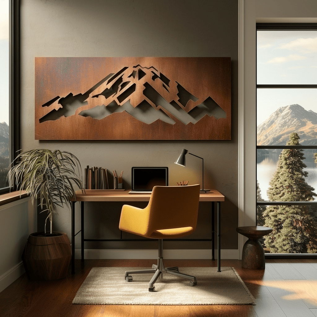 The Mount Rainer - Metal Wall Art - Anthem Classic