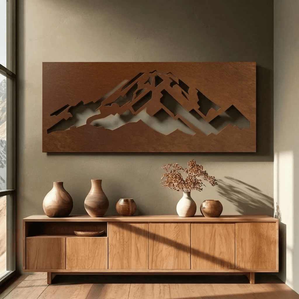 The Mount Rainier - Metal Wall Art - Oxide – Anthem Classic