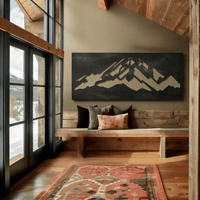 The Mount Rainier - Metal Wall Art - Forge