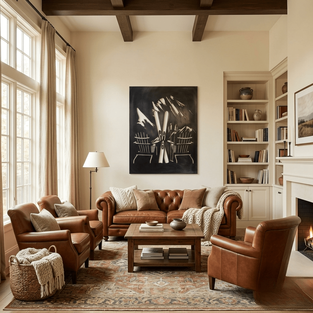 The Mountain Chairs - Metal Wall Art - Forge - Anthem Classic