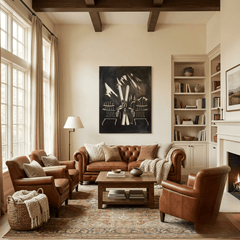 The Mountain Chairs - Metal Wall Art - Forge - Anthem Classic