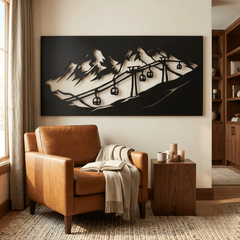 The Mountain Lift - Metal Wall Art - Forge - Anthem Classic
