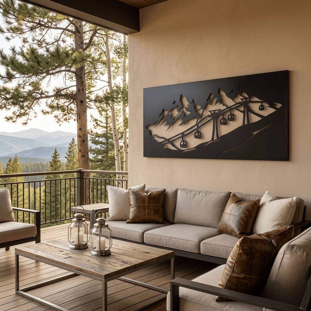 The Mountain Lift - Metal Wall Art - Forge - Anthem Classic