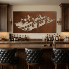 The Mountain Lift - Metal Wall Art - Oxide - Anthem Classic