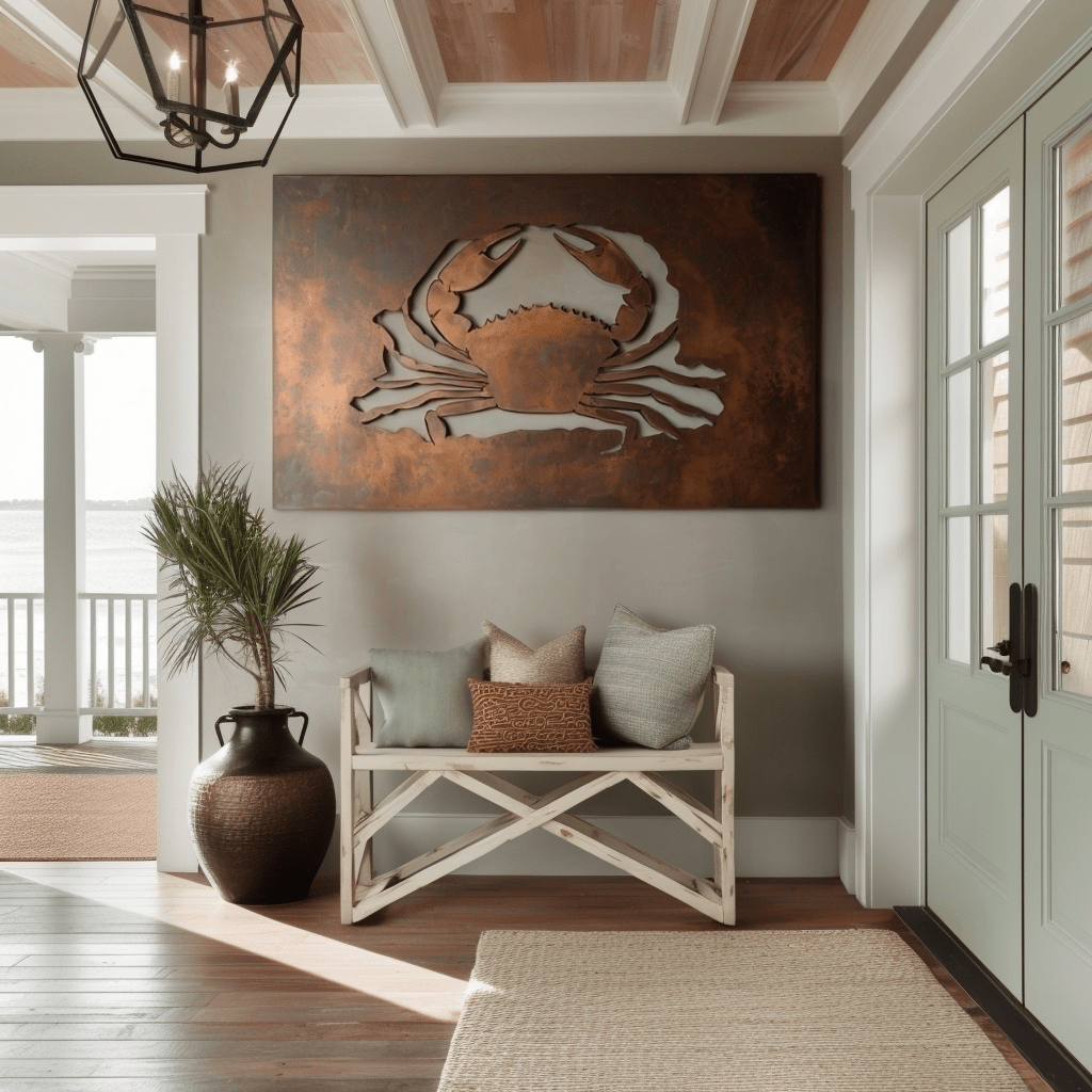 The Mud Crab - Metal Wall Art - Anthem Classic