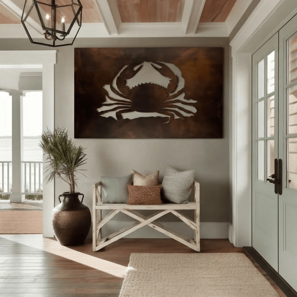 The Mud Crab - Metal Wall Art - Anthem Classic