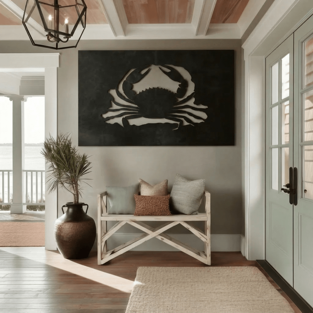 The Mud Crab - Metal Wall Art - Anthem Classic