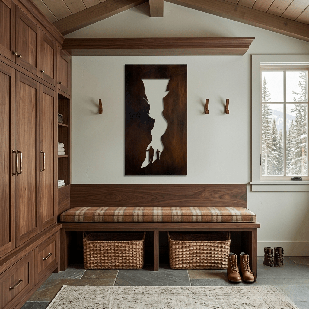 The Narrow Path - Metal Wall Art - Umber - Anthem Classic