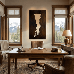 The Narrow Path - Metal Wall Art - Umber - Anthem Classic