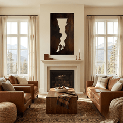 The Narrow Path - Metal Wall Art - Umber - Anthem Classic