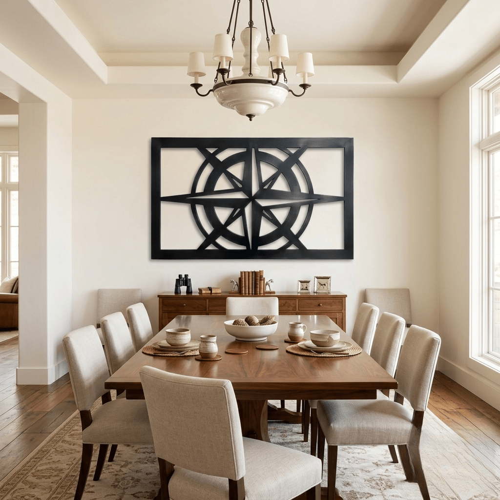 The Nautical Compass - Metal Wall Art - Forge - Anthem Classic