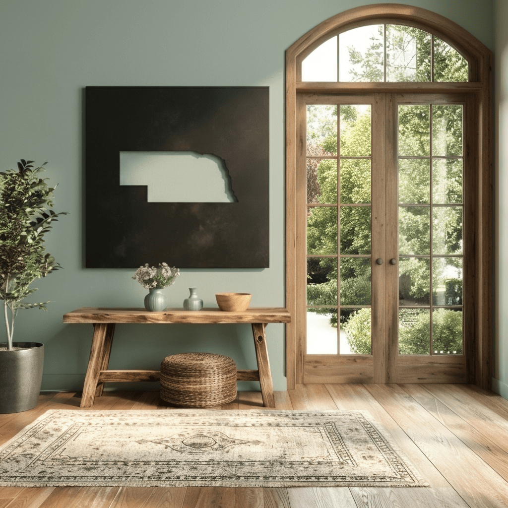 The Nebraska - Metal Wall Art - Anthem Classic