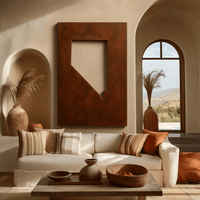 The Nevada - Metal Wall Art - Oxide
