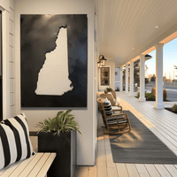 The New Hampshire - Metal Wall Art - Forge