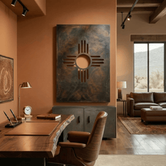 The New Mexico Zia Sun - Metal Wall Art - Anthem Classic