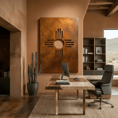 The New Mexico Zia Sun - Metal Wall Art - Anthem Classic