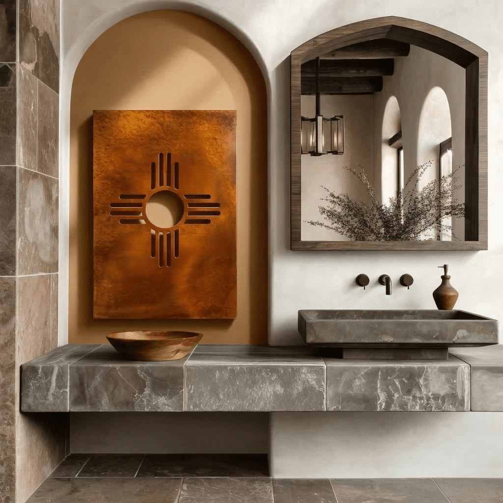 The New Mexico Zia Sun - Metal Wall Art - Anthem Classic