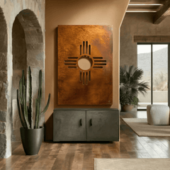 The New Mexico Zia Sun - Metal Wall Art - Anthem Classic