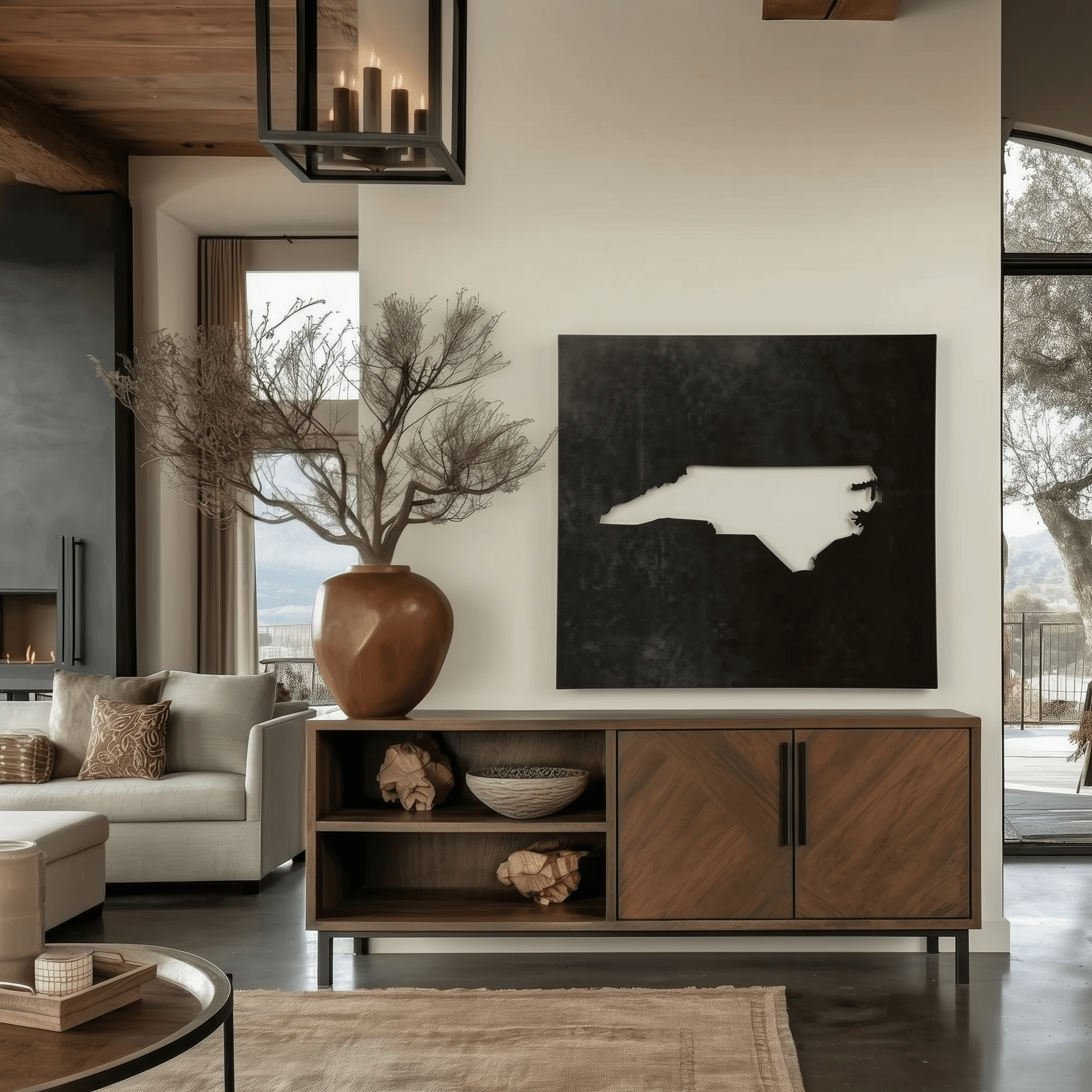 The North Carolina - Metal Wall Art - Anthem Classic