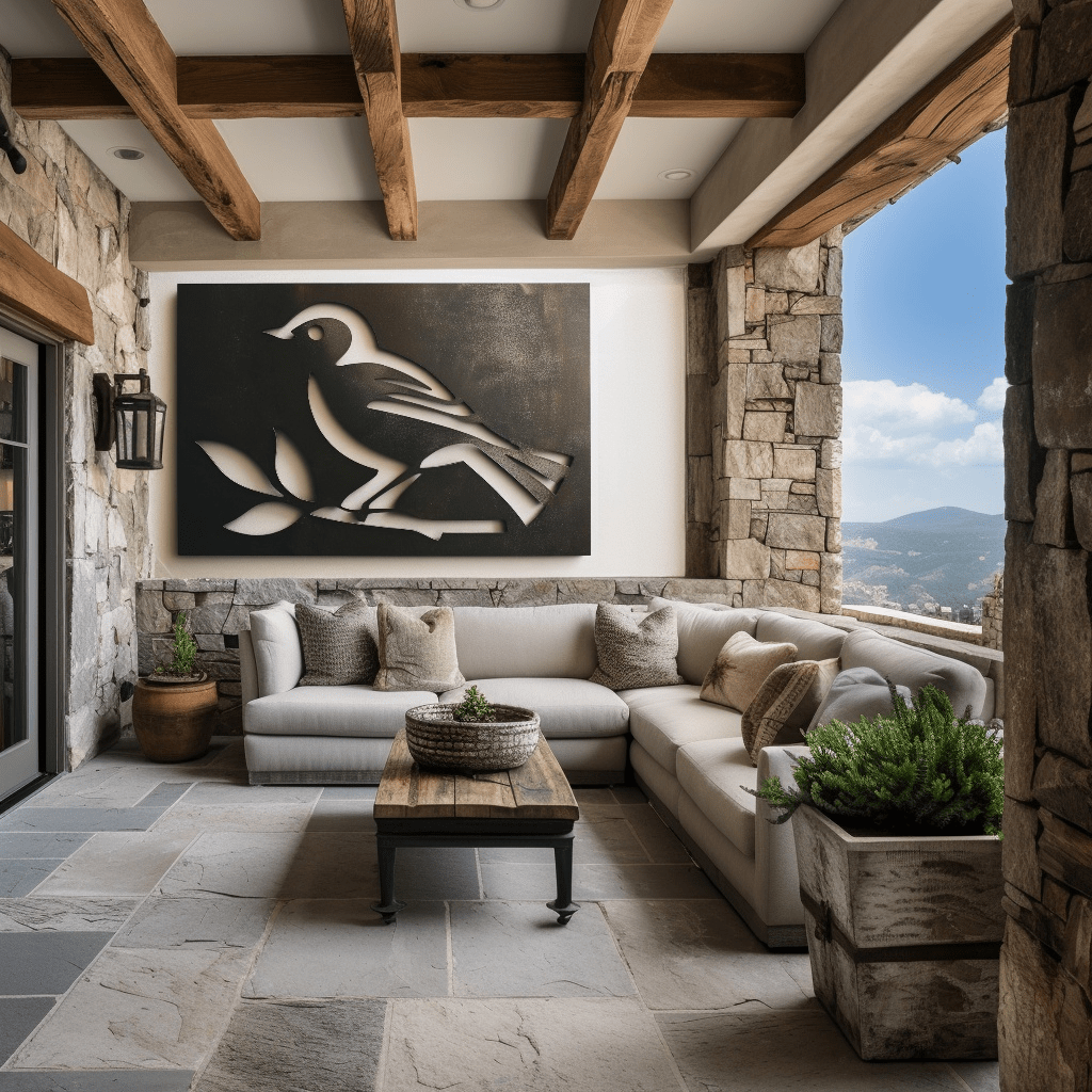 The North Dakota Western Meadowlark - Metal Wall Art - Anthem Classic