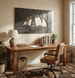 The Oil Well - Metal Wall Art - Anthem Classic