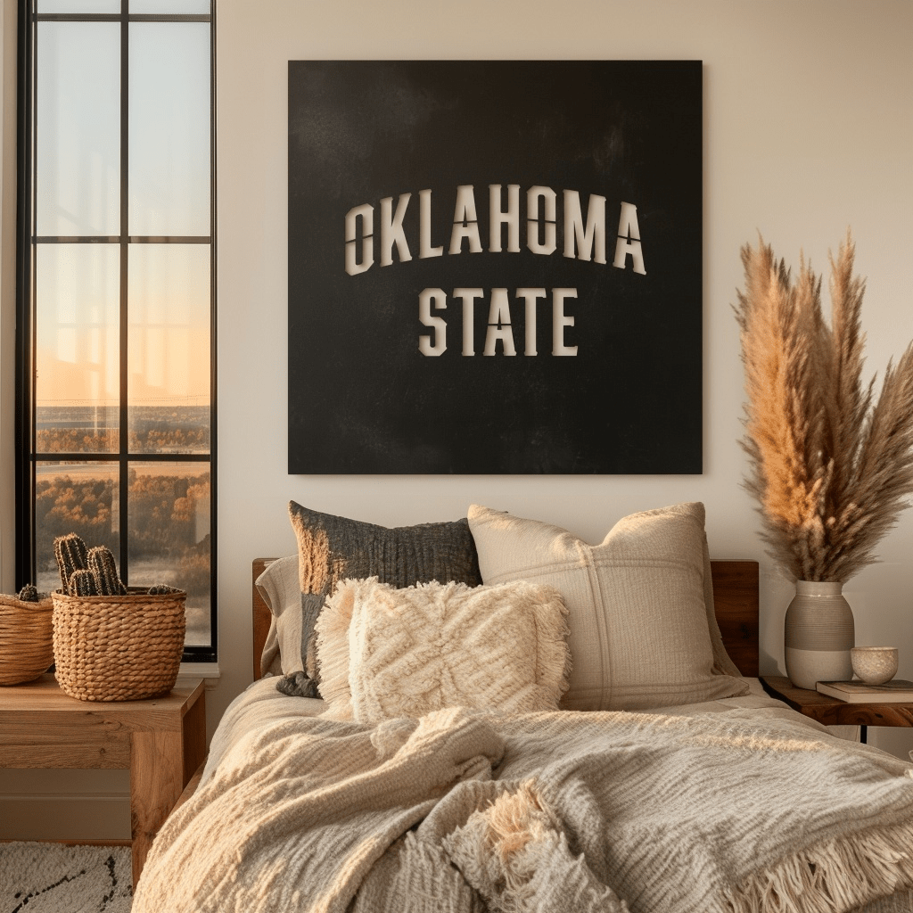 The Oklahoma State - Metal Wall Art - Square Forge - Anthem Classic