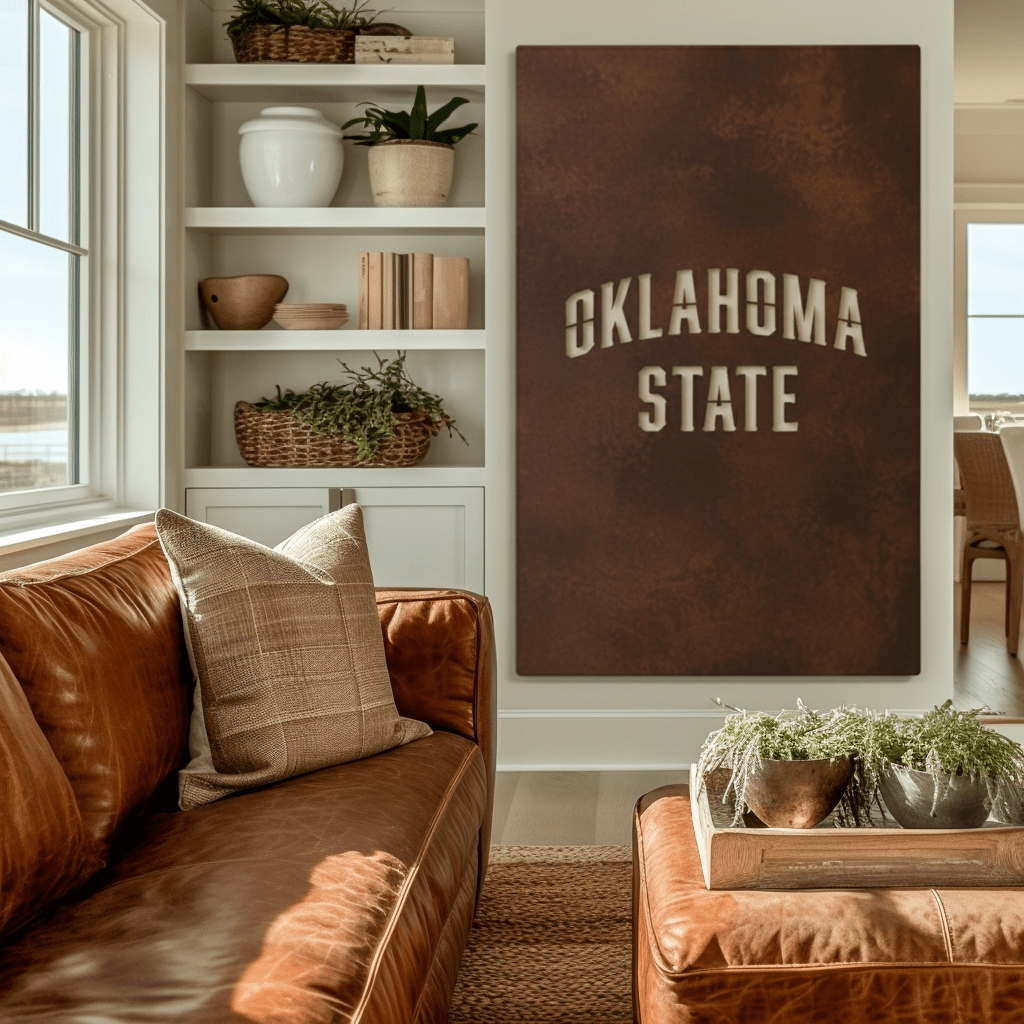 The Oklahoma State - Wall Art - Portrait Umber - Anthem Classic