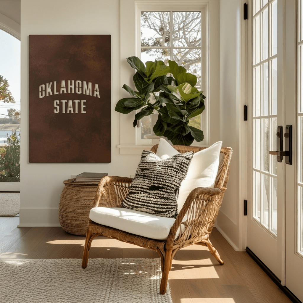 The Oklahoma State - Wall Art - Portrait Umber - Anthem Classic