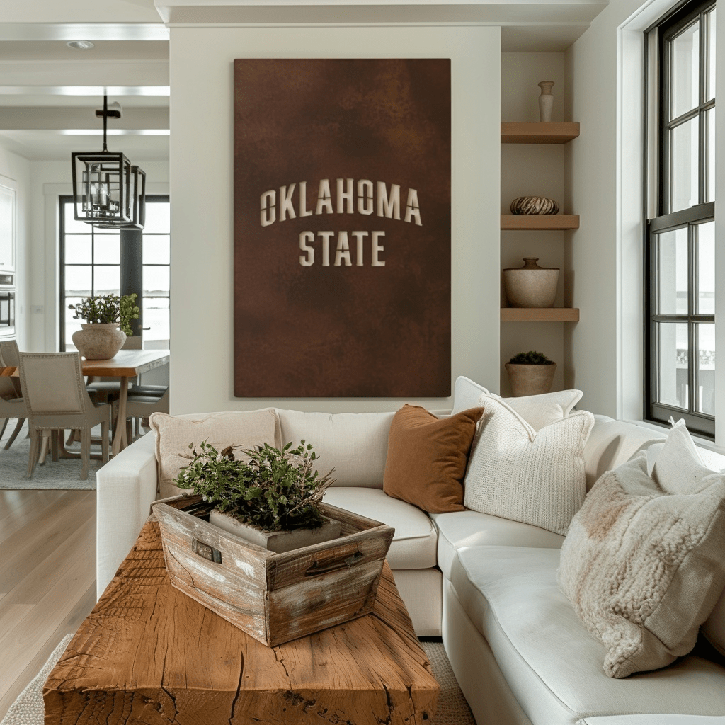 The Oklahoma State - Wall Art - Portrait Umber - Anthem Classic