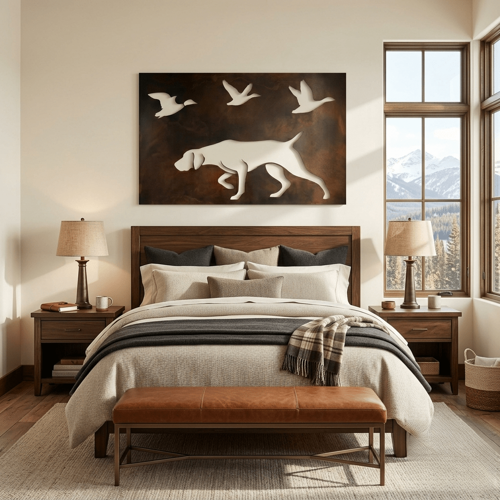 The On Point - Metal Wall Art - Umber - Anthem Classic