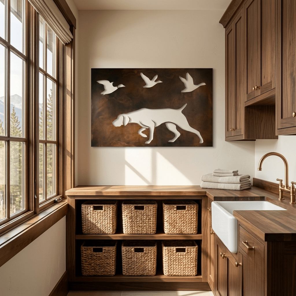 The On Point - Metal Wall Art - Umber - Anthem Classic