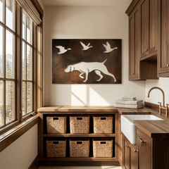 The On Point - Metal Wall Art - Umber - Anthem Classic