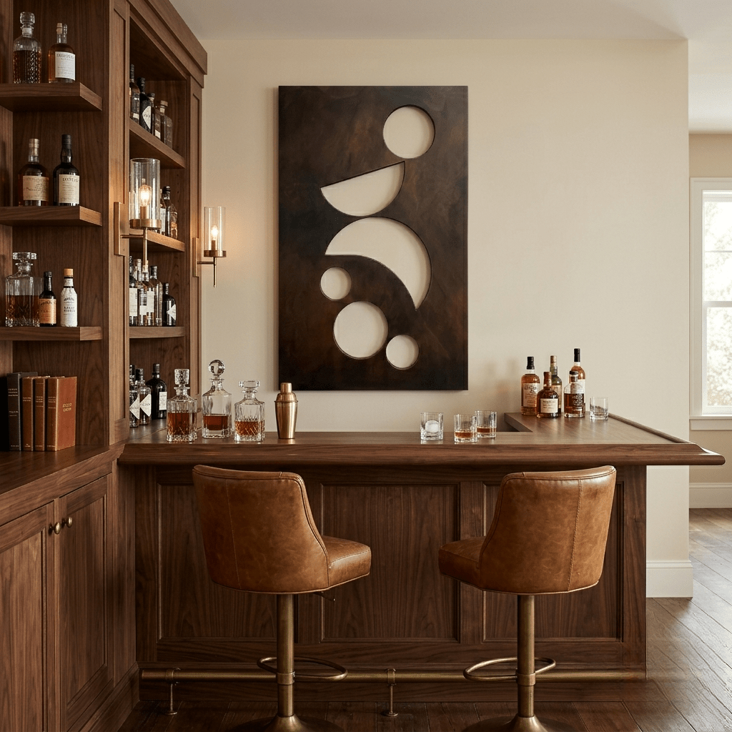 The Orbit - Metal Wall Art - Umber - Anthem Classic