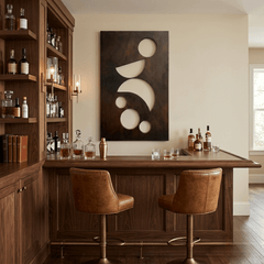 The Orbit - Metal Wall Art - Umber - Anthem Classic